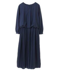 YECCA VECCA ジョーゼットプリーツワンピース