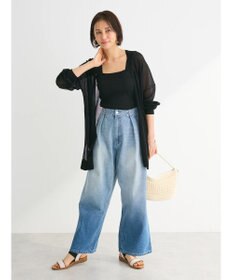 Green Parks 推しニット　ゆったりミドル丈カーディガン