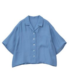 AMERICAN HOLIC 接触冷感シアー開襟半袖シャツ