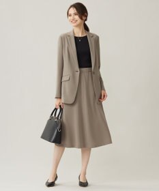 自由区 【洗える】ソフトリブ5分袖 Tシャツ