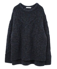 AMERICAN HOLIC ローゲージアラン柄ニットプルオーバー