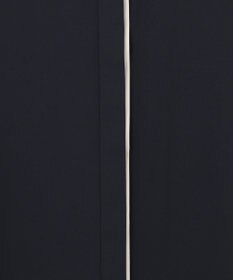 ICB L 【新色追加・接触冷感・UVケア・速乾・洗える】BackSatinAmunzen 5分袖バンドカラーブラウス