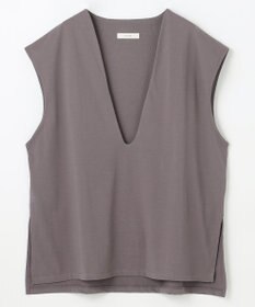 ANY L 【洗濯機可/接触冷感/UVカット】Ｖネックチュニック