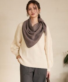 23区 【SLOW/一部店舗限定】ケーブル 袖デザイン ニット