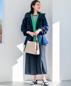 組曲 S 【WEB限定】フード付きライトブルゾン