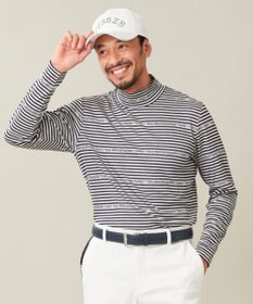 23区GOLF 【MEN】エニワイズ ロゴボーダー カットソー