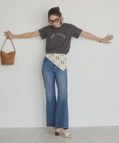 WEGO 【ANGIE VINTAGE/SMLサイズ展開】ブーツカットデニムパンツ