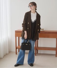 WEGO 【ANGIE VINTAGE/SMLサイズ展開】ブーツカットデニムパンツ