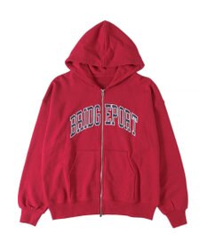 WEGO カレッジロゴビッグジップパーカー