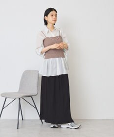 AMERICAN HOLIC ギャザーナイロンナロースカート