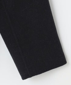 J.PRESS LADIES S 【リバーシブル】ウールナイロン リバーチェック ノーカラー ショートコート