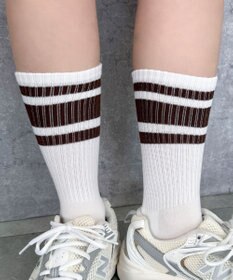 WEGO 底パイルラインソックス