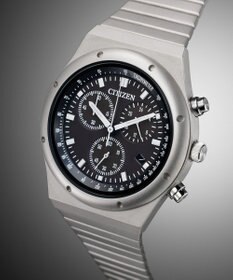 CITIZEN 【2023年度グッドデザイン賞受賞モデル】RECORD LABEL レコードレーベル エコ・ドライブ 1984 chronograph