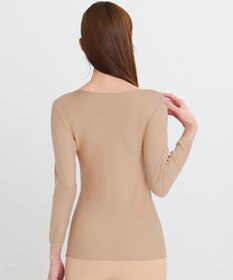 WACOAL 【極暖】 あったかインナー 8分袖 綿100％(身生地) 肌側起毛 しっかりあたたかい 長袖 レディース CLD395 /ワコール