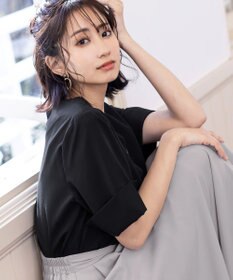 Tiaclasse L 【洗える】ゆったりシルエットの幅広カフスブラウス