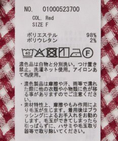 earth music&ecology ＳＥＴ２点ギンガムメロ－カーデ＋リボンタンク