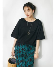 CRAFT STANDARD BOUTIQUE 【ＵＶカット】布帛切り替えプルオーバー