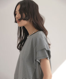 組曲 S GIZAコットンドルマンスリーブ Tシャツ