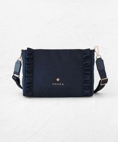 TOCCA 【撥水】TRIM WAVES POCHETTE ポシェットバッグ ネイビー系