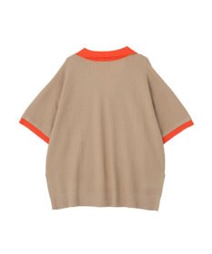 YECCA VECCA 配色ワイドポロニット