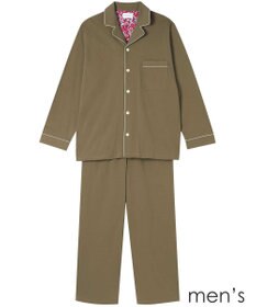 une nana cool 【綿100％】ラスティック天竺メンズパジャマ　ＭＡＤＥ　ＷＩＴＨ　ＬＩＢＥＲＴＹ　ＦＡＢＲＩＣ