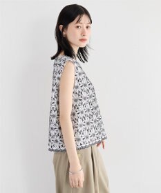 YECCA VECCA フラワーレースブラウス