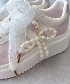 Maison de FLEUR パールリボンチャームセット