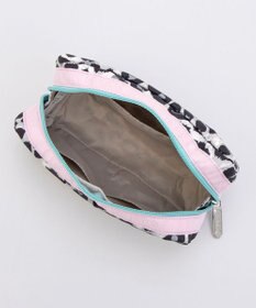 LeSportsac RECTANGULAR COSMETIC/ニュートラルレオパード/ライラック