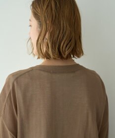 YECCA VECCA シアーニットロング丈カーディガン