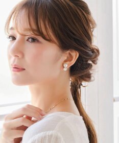 Phoebe ≪雑誌掲載≫ツインパールイヤリング