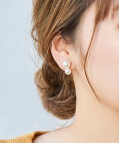 Phoebe ≪雑誌掲載≫ツインパールイヤリング