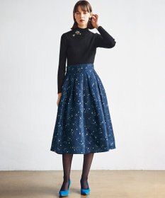 組曲 リブハイネック  ニット