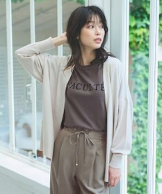 ANY L 【マシンウォッシュ/UVカット】ミドルレングスカーディガン