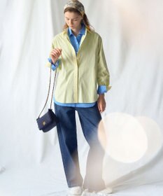 23区 【一部先行予約/VERY掲載】CANCLINI シャーティング ベーシックシャツ