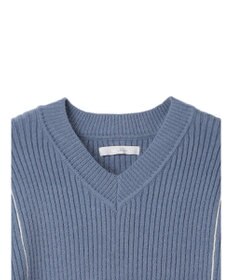 Green Parks ・Ｐｅｔｉｔ　Ｆｌｅｕｒ　Ｖネックラインニットチュニック