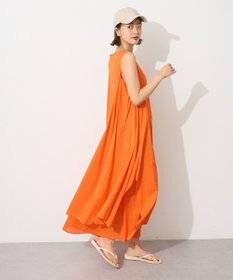 CRAFT STANDARD BOUTIQUE インド綿混フレアワンピース