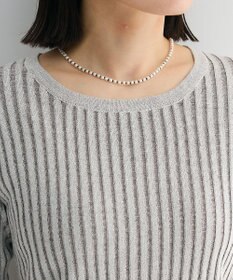 Green Parks 配色リブニットプルオーバー