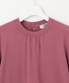 J.PRESS LADIES L 【洗える】レーヨンエリートストレッチ ギャザースリーブ ニット