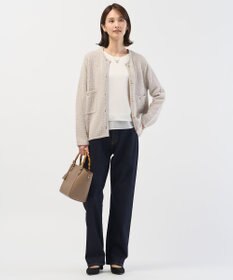 J.PRESS LADIES 【洗える】BASIC STRETCH DENIM ボーイフィット デニム