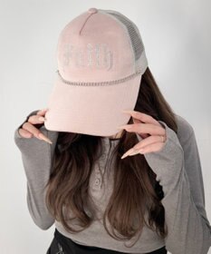 WEGO チェーンベロアメッシュキャップ