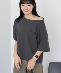 AMERICAN HOLIC 2WAYオフショルスウェット半袖プルオーバー