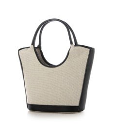 UNBILLION ペルケ perche / キャンバス・牛革トリミング2wayトート