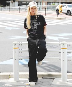 WEGO 【ユニセックス着用ITEM】バイカラーロゴT（SS）