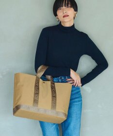 TOPKAPI 【Breath TOPKAPI】ナイロン ロゴテープ 2way ハンドル トートバッグ