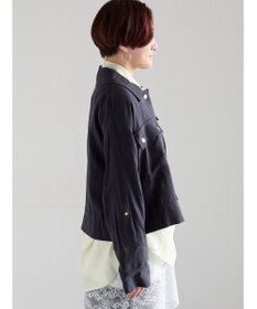 Te chichi リネンライクWポケットジャケット