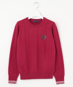 23区GOLF 【WOMEN】【洗える】ストレッチカラー ニット