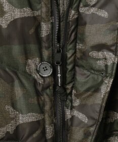 JOSEPH ABBOUD MOUNTAIN 【ECOファー/撥水/9ポケット】カモフラージュ ダウン コート