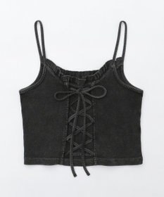 WEGO レースアップデザインキャミ