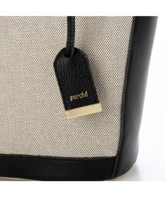 UNBILLION ペルケ perche / キャンバス・牛革トリミング2wayトート