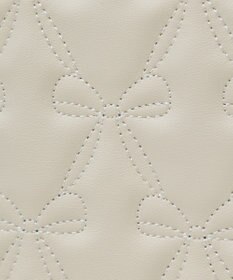 Maison de FLEUR スカーフ付リボンキルティング2Wayバッグ